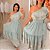 Vestido Nula Cindy Verde Claro Plus Size - Imagem 3