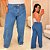 Calça Jeans Wide Leg Awa Coração Plus Size - Imagem 1