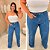 Calça Jeans Wide Leg Awa Coração Plus Size - Imagem 3