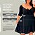 Vestido Susan Manga Azul Plus Size - Imagem 2