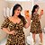 Vestido Susan Manga Onça Plus Size - Imagem 1