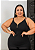 Alcinha Botão Julia Preto Plus Size - Imagem 4