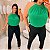 Blusa Gola Duna Verde Bandeira Plus Size - Imagem 3