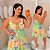 Vestido Susan Floral Verde Plus Size - Imagem 1