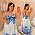Vestido Argola Vip Angélica Verão Azul Plus Size - Imagem 1