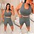Top Nadador Vivi Cinza Suplex Plus Size - Imagem 4