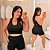 Top Nadador Vivi Preto Suplex Plus Size - Imagem 1