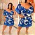 Conjunto Carla Farm Estampado Azul Plus Size - Imagem 3