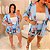 Conjunto Kimono Cindy Verão Azul Claro Plus Size - Imagem 2