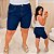 Bermuda Jeans Awa Escura Monique Plus Size - Imagem 1