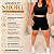 Conjunto Fit Short Cinza Plus Size - Imagem 2
