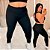 Conjunto Fit Legging Preto Plus Size - Imagem 2