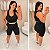 Conjunto Fit Bermuda Preto Plus Size - Imagem 1