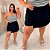 Short Saia Babi Preto Liso Plus Size - Imagem 3