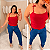 Alcinha Bruna Laise Vermelho Plus Size - Imagem 3