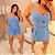Macaquinho Lili Cinto Azul Plus Size - Imagem 4