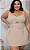 Macaquinho Lili Cinto Bege Plus Size - Imagem 5