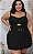Macaquinho Lili Cinto Preto Plus Size - Imagem 5