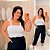 Cropped Elastex Alça Branco Plus Size - Imagem 1