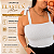 Cropped Elastex Alça Branco Plus Size - Imagem 2