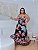 Vestido Multi Formas Preto Floral Plus Size - Imagem 3