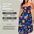 Vestido Multi Formas Preto Floral Plus Size - Imagem 4