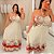 Vestido Multi Formas Nude Estampado Plus Size - Imagem 3