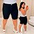Bermuda Jeans Awa Alana Preta Plus Size - Imagem 1
