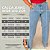Calça Jeans Awa Wide Leg Fenda Zoe Plus Size - Imagem 3