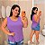 Blusa Regata Fit Laís Lilás Plus Size - Imagem 1