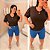 Blusa Gotinha Manga Diana Marrom Plus Size - Imagem 4