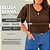 Blusa Gotinha Manga Diana Marrom Plus Size - Imagem 3