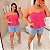 Blusa Bata Modal Ester Pink Plus Size - Imagem 3