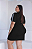 Vestido Faixa Liliana Preto Plus Size - Imagem 5