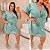 Vestido Transpassado Vip Lia Verde Plus Size - Imagem 4