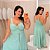 Conjunto Saia Longa Teresa Verde Plus Size - Imagem 1