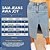 Saia Jeans Fenda Awa Joy Plus Size - Imagem 3