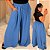 Pantalona Cós Duplo Azul Jeans Plus Size - Imagem 1