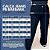Calça Jeans Wide Leg Cargo PB Barbara Preta Plus Size - Imagem 3