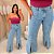 Calça Jeans Flare Awa Fenda Sabrina Plus Size - Imagem 1