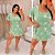 Conjunto Estampado Jasmine Verde Plus Size - Imagem 3