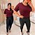 Blusão Visco Yasmin Vinho Plus Size - Imagem 3