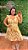 Vestido Curto Mali Amarelo Plus Size - Imagem 1