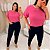 Blusa Manga Duna Beatriz Pink Plus Size - Imagem 4