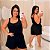 Conjunto Alça Gabriela Preto Plus Size - Imagem 1