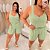 Conjunto Alça Gabriela Verde Plus Size - Imagem 3