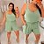 Conjunto Alça Gabriela Verde Plus Size - Imagem 3