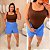 Body Alça Ribana Cruzado Marrom Plus Size - Imagem 3