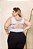 Body Alça Ribana Cruzado Azul BB Plus Size - Imagem 2
