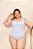 Body Alça Ribana Cruzado Branco Plus Size - Imagem 2